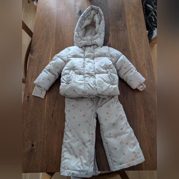 Disney x GAP kids snowsuit mini mouse sz 2T/2 years - Picture 1 of 10